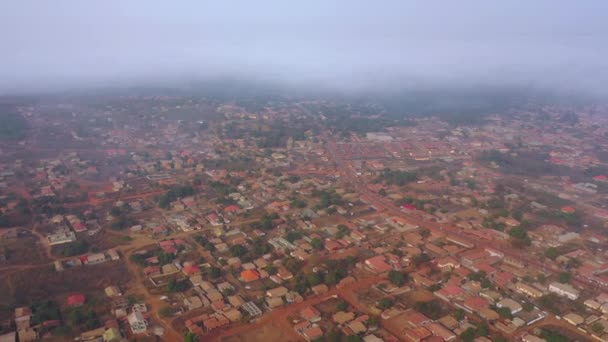 2020 Kota Terpencil Pedalaman Afrika Barat Bisa Jadi Gambia Gabon — Stok Video