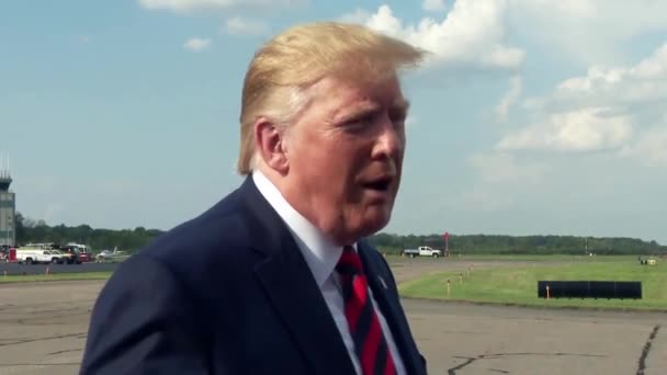 President Trump Spreekt Wapenbeheersing Tweeledige Bijeenkomsten Het Congres 2019 — Stockvideo