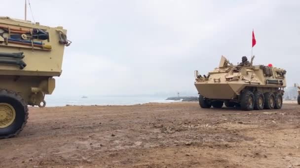 2019 Cruzador Mísseis Guiado Pela Marinha Dos Eua Uss Leyte — Vídeo de Stock