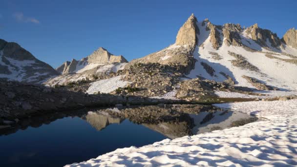 ภาพสะท อนของภ High Sierra ในสวนห นแกรน — วีดีโอสต็อก