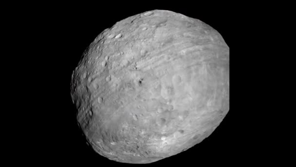 Animación Nasa Asteroide Moviéndose Través Del Espacio — Vídeo de stock