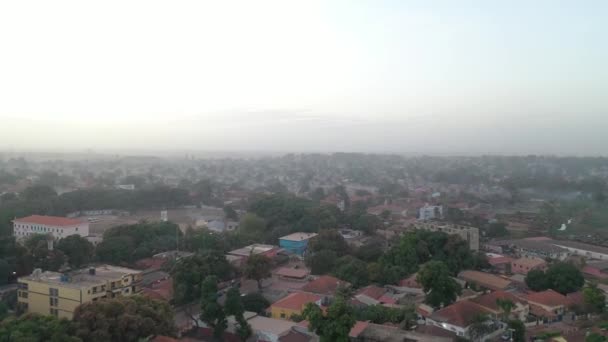 2020 Хорошая Воздушная Над Сельскими Районами Близ Бисау Гвинее Бисау — стоковое видео