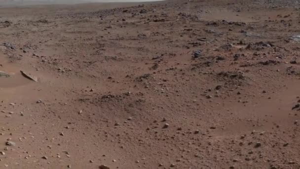 Varios Disparos Superficie Marte Proporcionados Por Nasa Curiosity Rover — Vídeo de stock