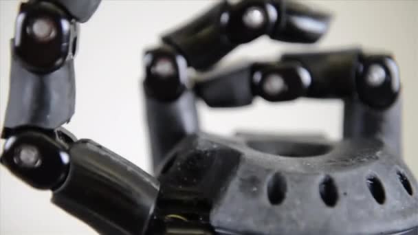 Close Ups Van Robottechnologie Ontwikkeling Door Nasa Wetenschappers — Stockvideo