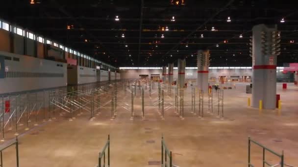 2020 Good Aerial Shots Emergency Hospital Constructed Mccormick Convention Center — Stock Video