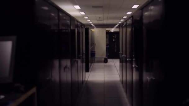 Het Iafis Vingerafdrukidentificatielaboratorium Van Fbi — Stockvideo