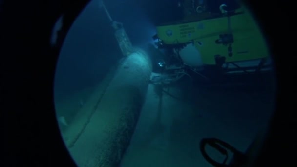 Noaa Usa Submarino Especial Para Descobrir Submarinos Japoneses Afundados Perto — Vídeo de Stock