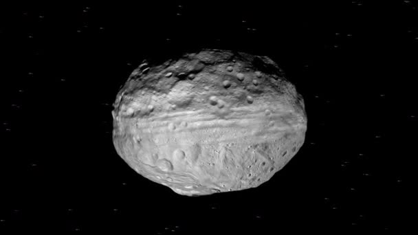 Animowane Obrazy Nasa Misji Ceres Asteroidy Kosmosie — Wideo stockowe