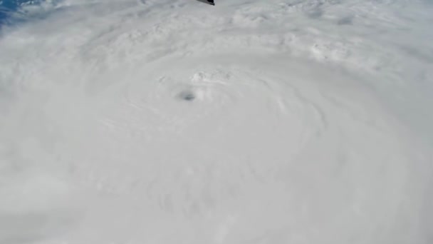 Una Tormenta Masiva Huracán Matthew Forma Parte Estación Espacial Internacional — Vídeos de Stock