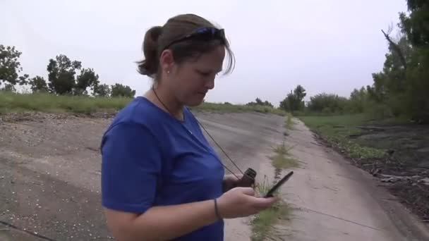 Een Grote Olieramp Langs Mississippi Rivier 2014 Onder Controle — Stockvideo