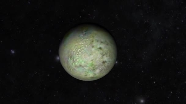 Nasa Beeldspraak Van Een Flyby Van Neptunus Zijn Maan Triton — Stockvideo