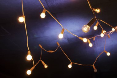 Dekoratif çelenk ışıklar