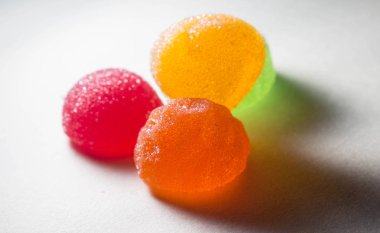 Marmelat çok renkli makro resim