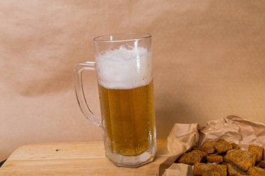 ekmek tost yanında taze bira