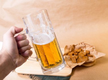 ekmek tost yanında taze bira