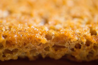 taze ekmek tost makro resim