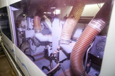 fabrika üretim insdustrial makineleri yararlı arka planı için