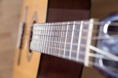 Gitar müzik enstrüman makro drammatic resim