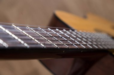 Gitar müzik enstrüman makro drammatic resim