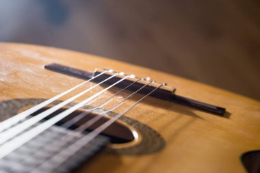 Gitar müzik enstrüman makro drammatic resim