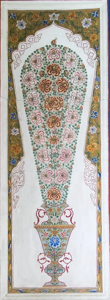 Mosaïque de mosquée de style arabe et islamique et motif géométrique — Photo