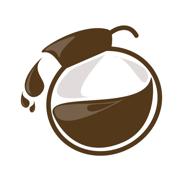 Кава горщик значок — стоковий вектор