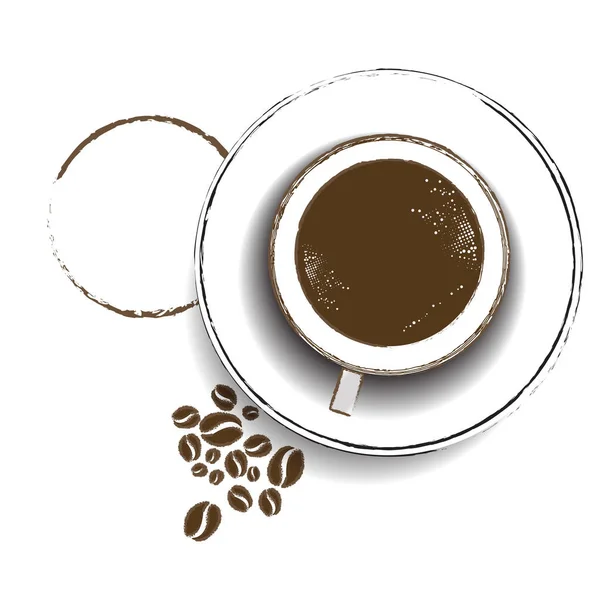 Kávy ikonu — Stockový vektor