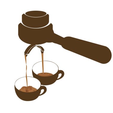 Espresso shot vektör