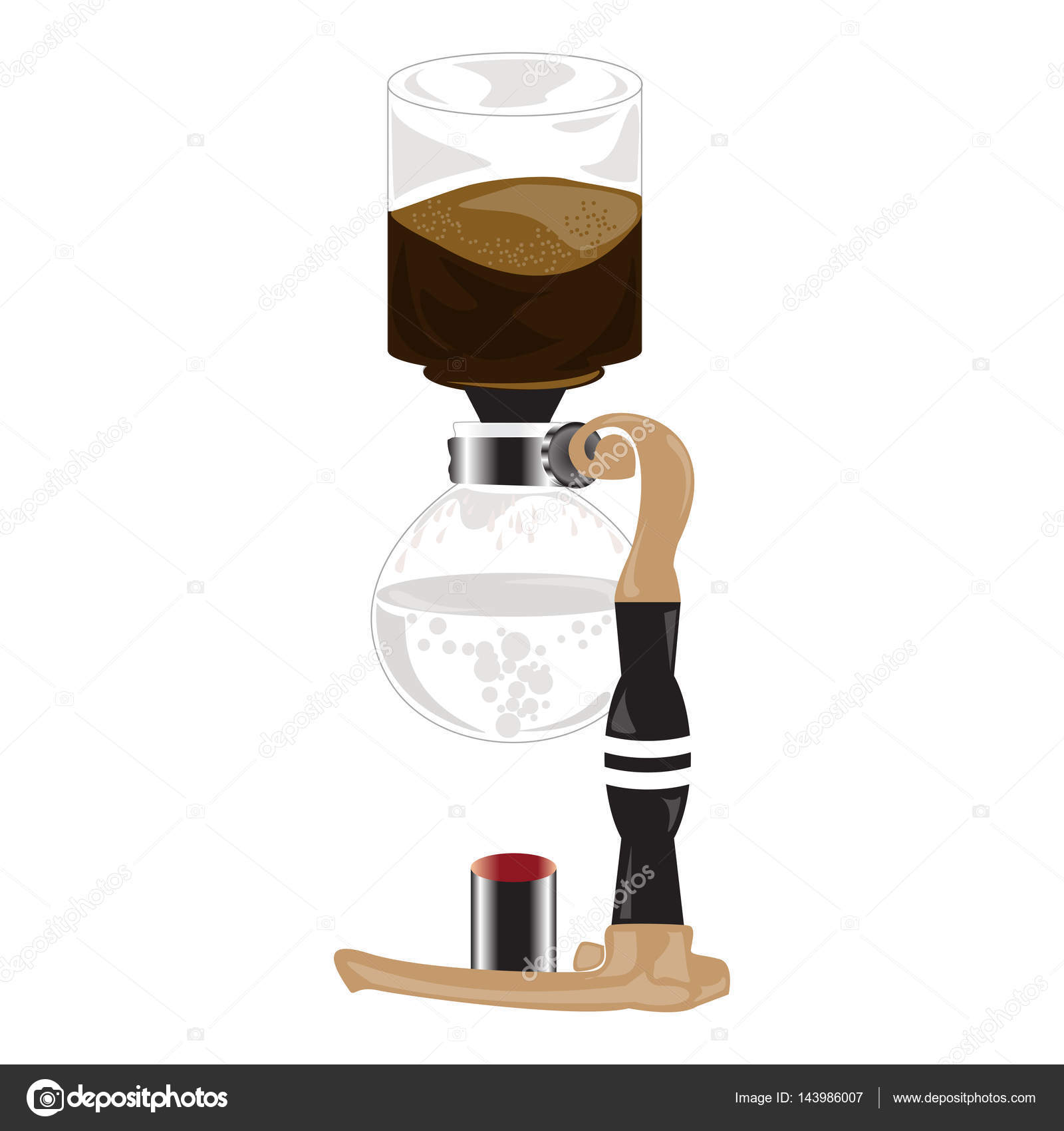 Siphon coffee maker icon Stock Vector Image by ©favector 143986007