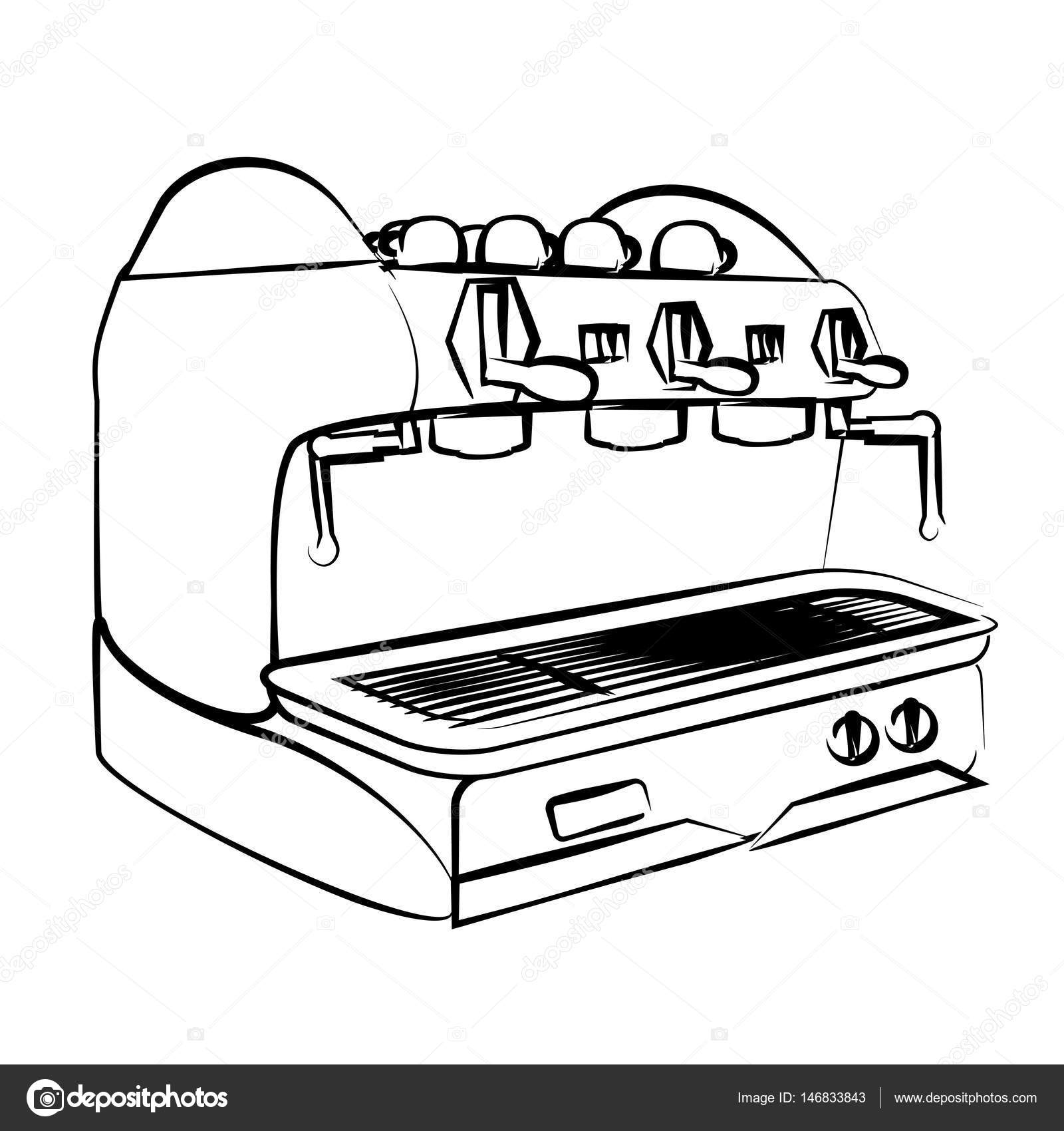 Free Free Coffee Machine Svg 855 SVG PNG EPS DXF File