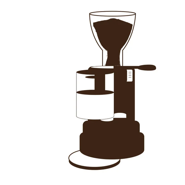 Μηχανή μύλο καφέ — Διανυσματικό Αρχείο