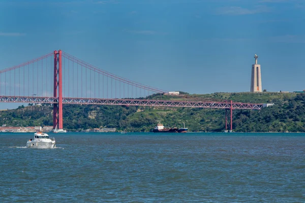 Most Tejo v Lisabonu — Stock fotografie