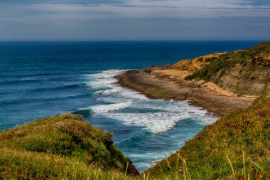 Ribeira de Ilhas Beach in Ericeira Portugal.