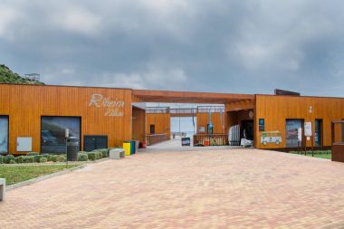 Ribeira de Ilhas Beach in Ericeira Portugal.