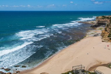 Ribeira de Ilhas Beach in Ericeira Portugal.