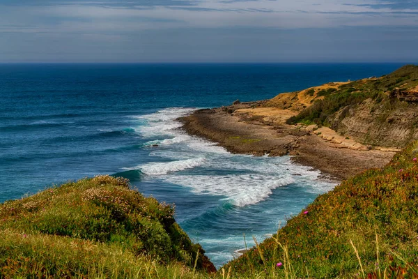 Ribeira de Ilhas Beach in Ericeira Portugal.