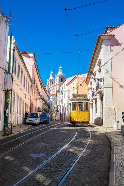 Tranvía de Lisboa Portugal . — Foto de Stock