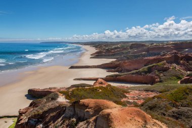Almagreira beach in Baleal, Portugal.