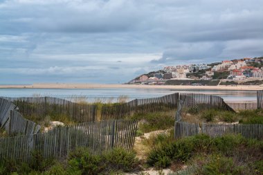 Bom Sucesso beach in Obidos, Portugal.