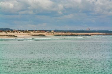 Cova da Gala beach in Figueira da Foz, Portugal.