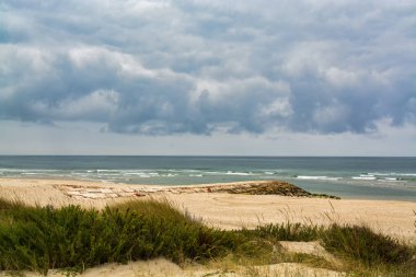 Cova da Gala beach in Figueira da Foz, Portugal.