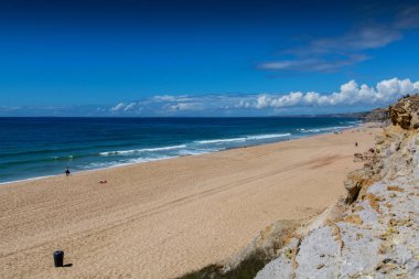 Navio beach in Santa Cruz, Portugal.