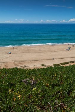 Pisao plaj Santa Cruz, Portekiz.