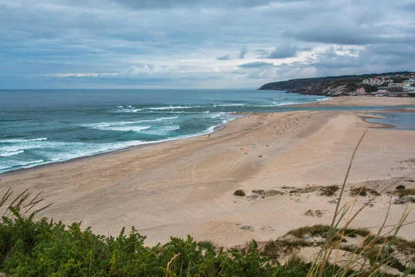 Bom Sucesso beach in Obidos, Portugal.