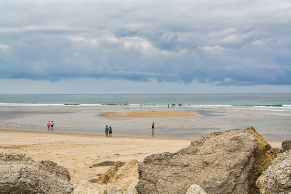 Spiaggia di Cabedelo a Figueira da Foz, Portogallo . — Foto Stock