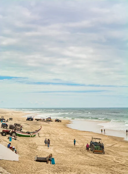 Playa de Vieira de Leiria en Leiria, Portugal . —  Fotos de Stock