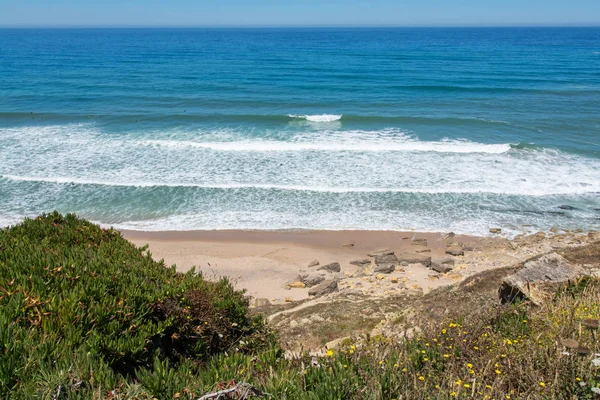 Pequena beach in Sintra, Portugal. — 图库照片