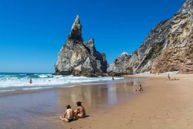 Büyük ayı beach Sintra, Portekiz.