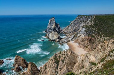 Büyük ayı beach Sintra, Portekiz.