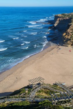 ribeira dilhas beach in Ericeira, Portugal.